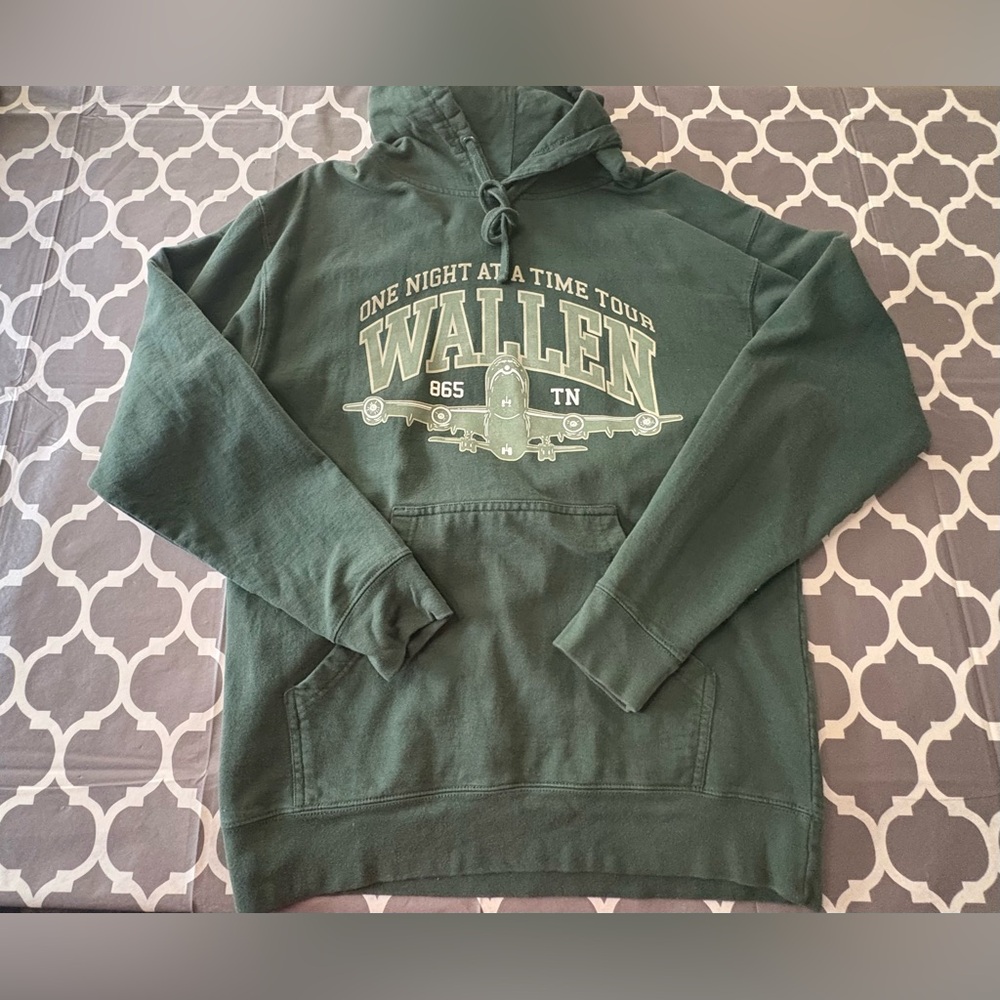 Morgan Wallen One Night at a Time Green Tour Hoodie